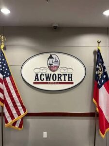 sign in acworth, where acworth junk removal services are offered