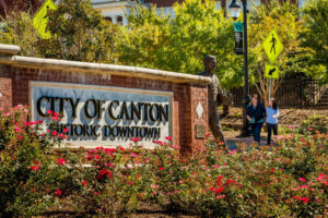 Downtown canton, where Canton junk removal services are offered