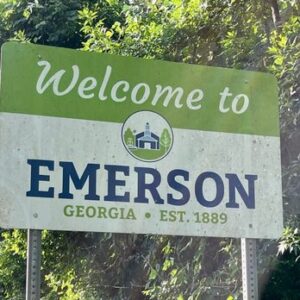 Emerson Georgia sign - Emerson junk removal offered here