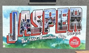 Jasper, Georgia mural, where Jasper junk removal services are offered