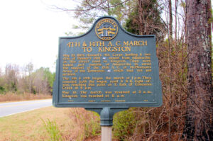 Historic Kingston sign, where Kingston junk removal services are offered
