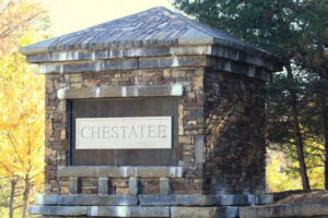 chestatee sign, where chestatee junk removal services are offered